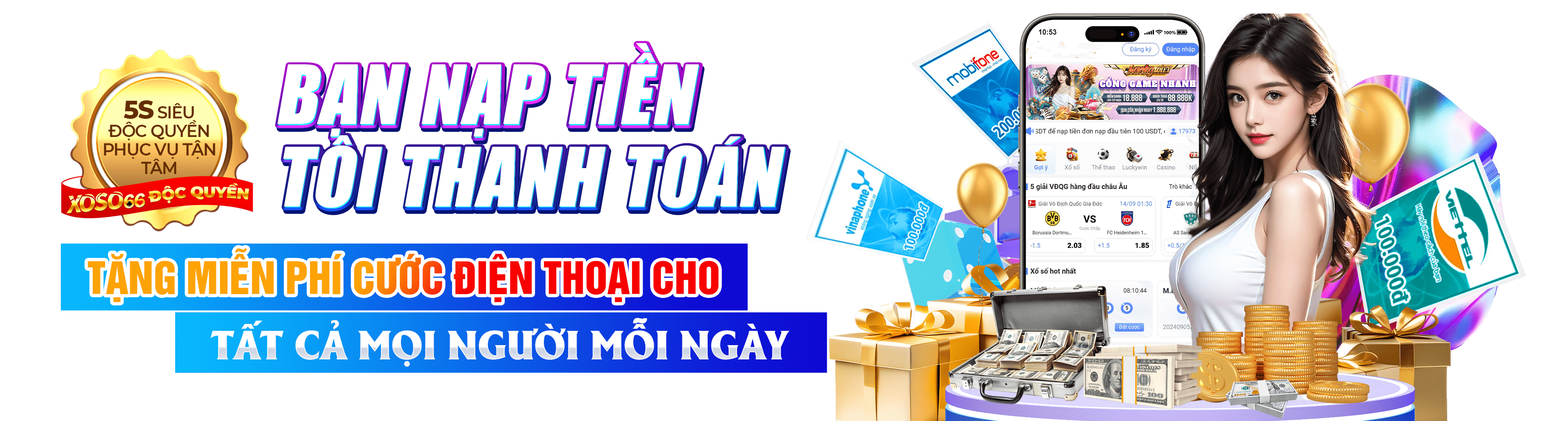 Hình ảnh quảng cáo của gl8vn hiển thị nền tảng và các lợi ích