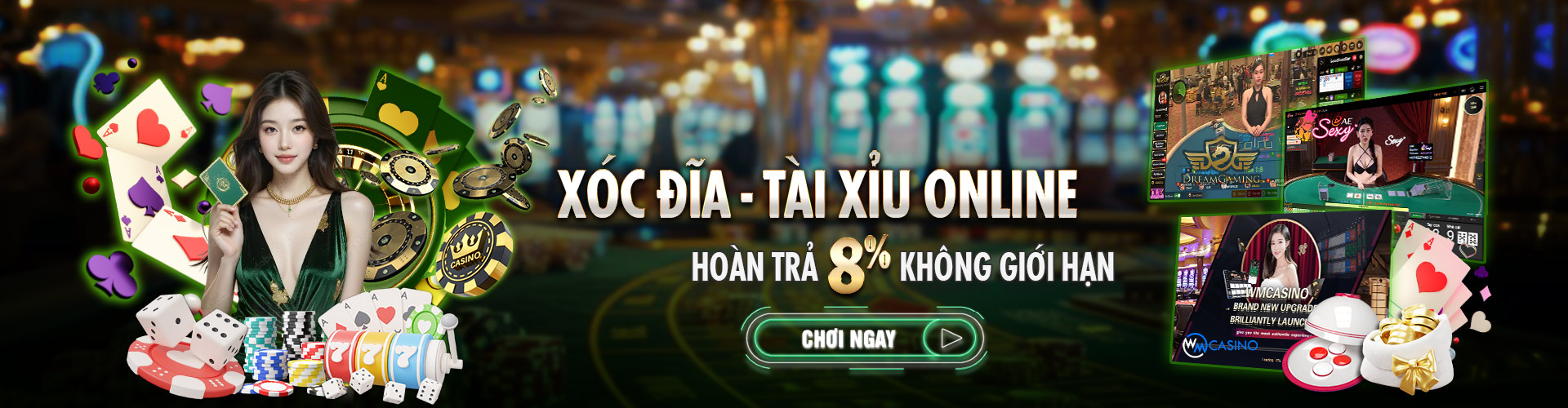 Hình ảnh quảng cáo của gl8vn hiển thị nền tảng và các lợi ích